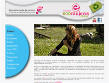Tablet Screenshot of ecomujeres.com.ar